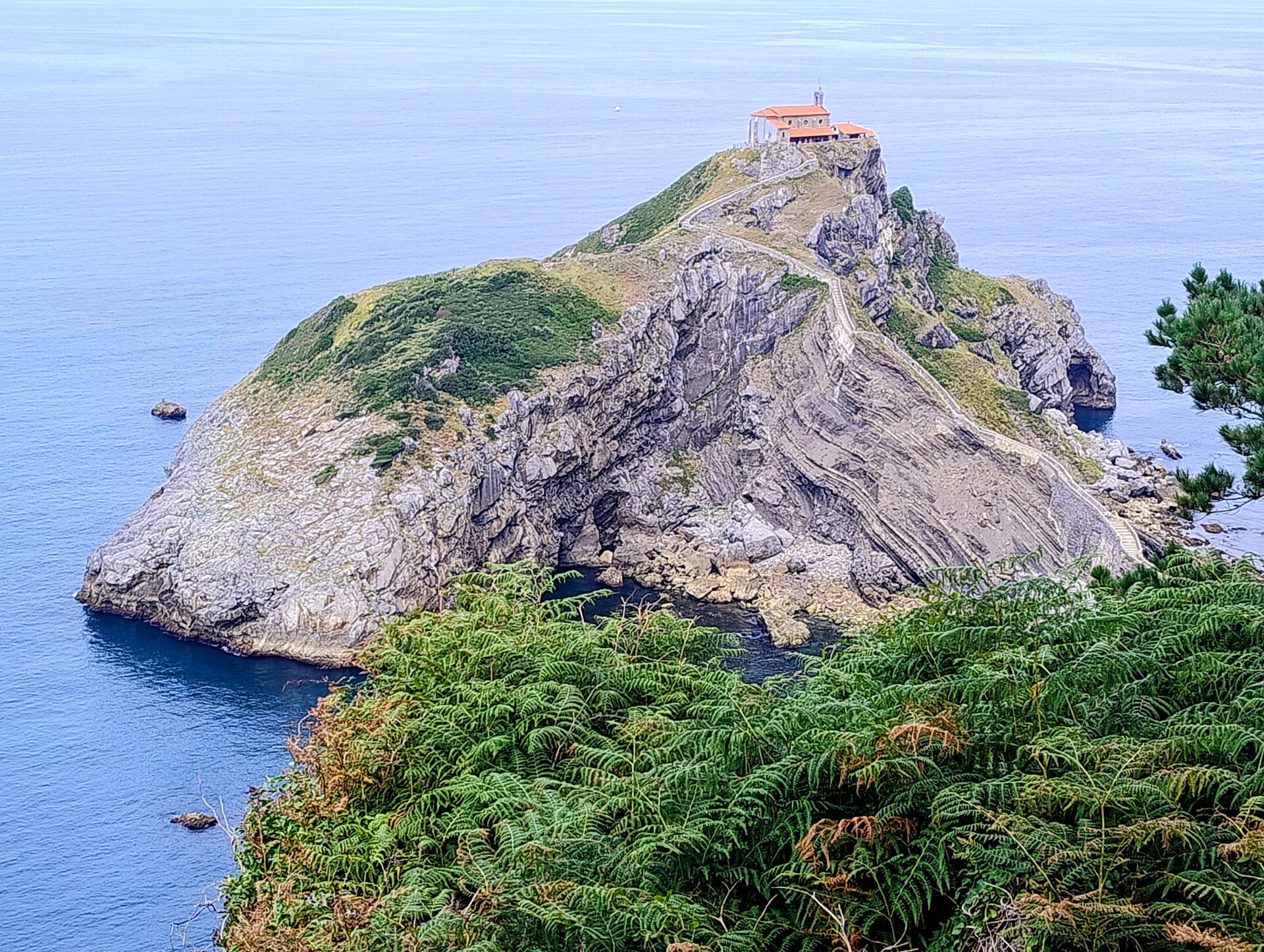 San Juan de Gaztelugatxe, the hermitage on its rocky islet above the sea